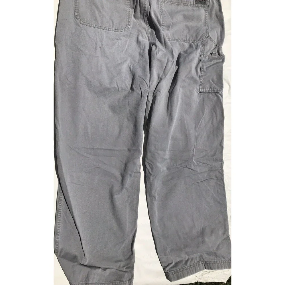 The North Face A5 Series Pants Mens 38 Gray Belted Articulated Knees Canvas